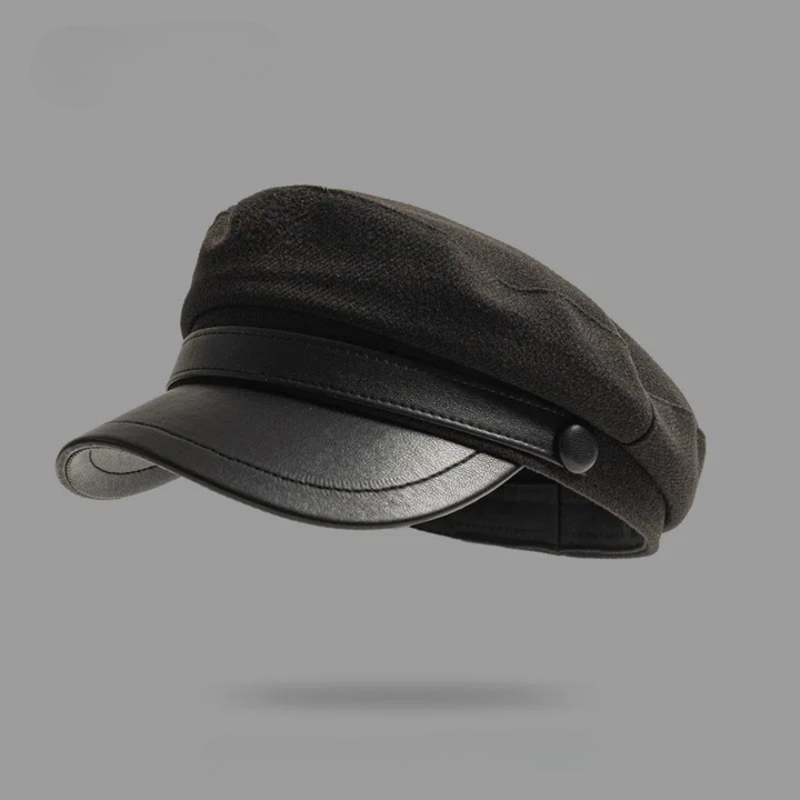 Zivko | Gorra Baker Boy Marrón con Visera Curvada