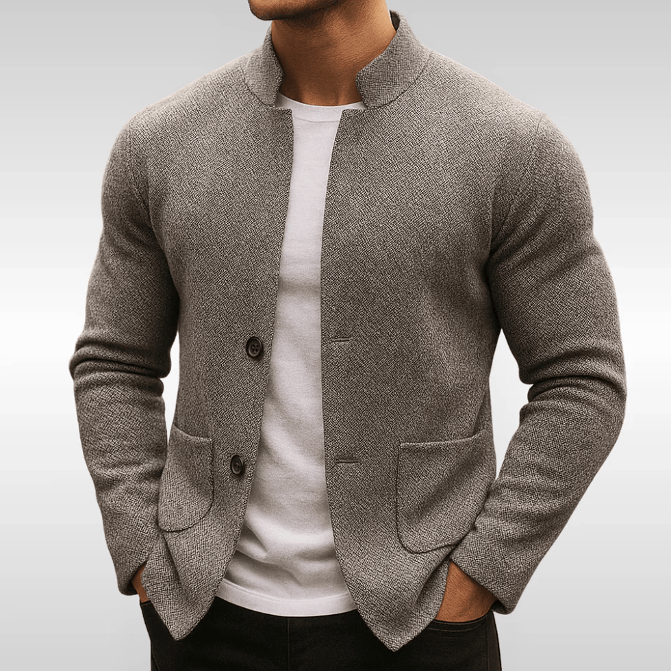 Sverker | Chaqueta tipo Cárdigan de Punto con Botones
