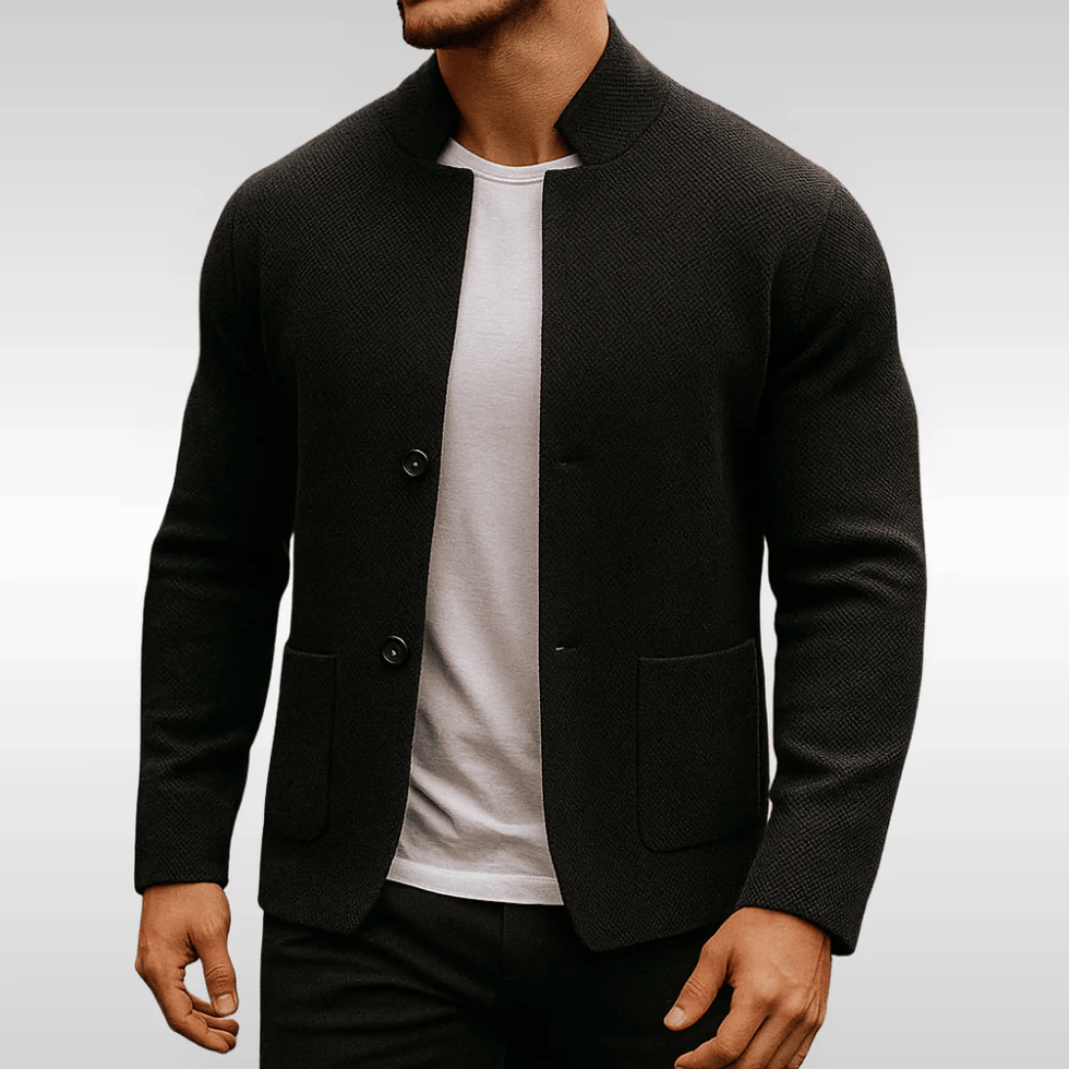 Sverker | Chaqueta tipo Cárdigan de Punto con Botones