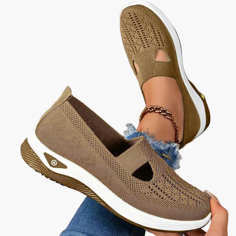 Pauline | Zapatillas de punto con diseño recortado