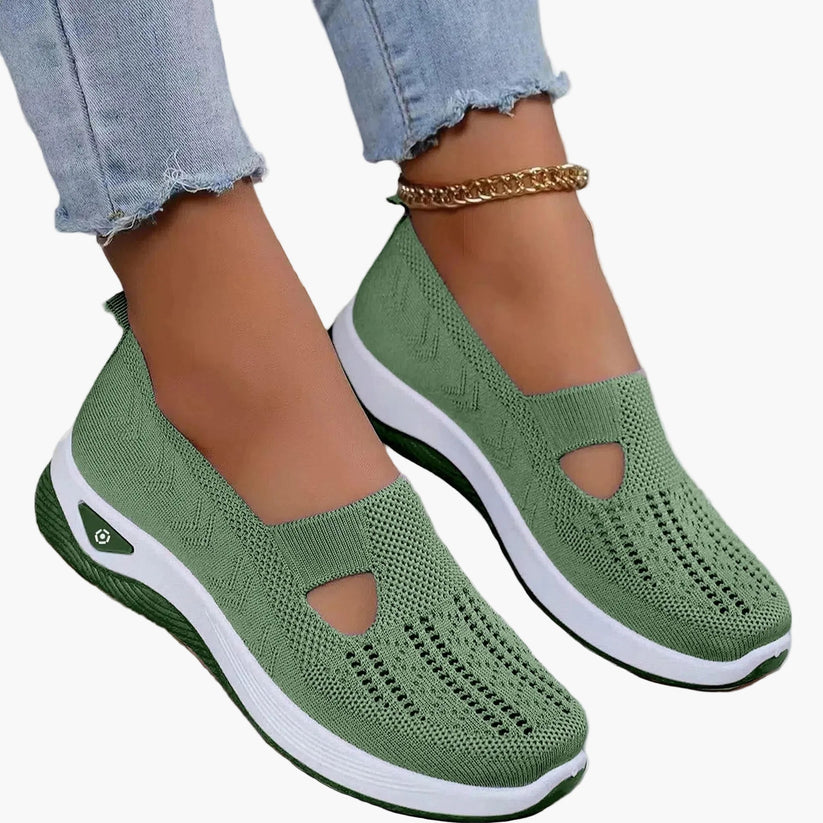Pauline | Zapatillas de punto con diseño recortado
