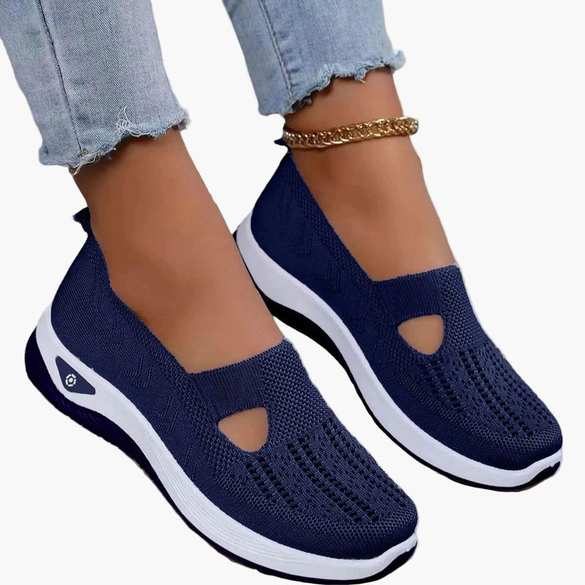 Pauline | Zapatillas de punto con diseño recortado
