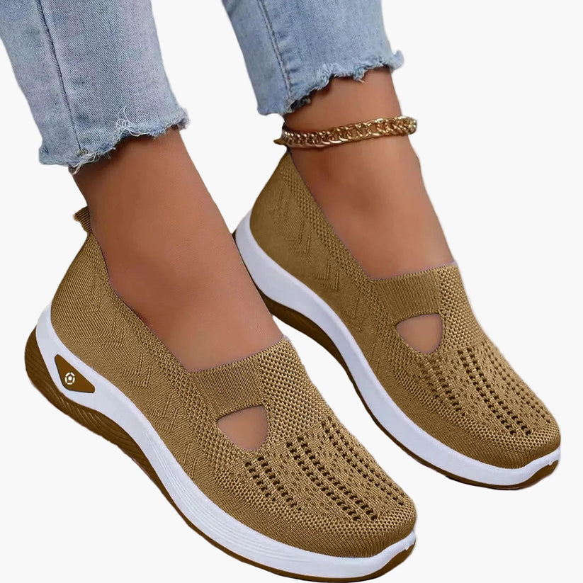Pauline | Zapatillas de punto con diseño recortado