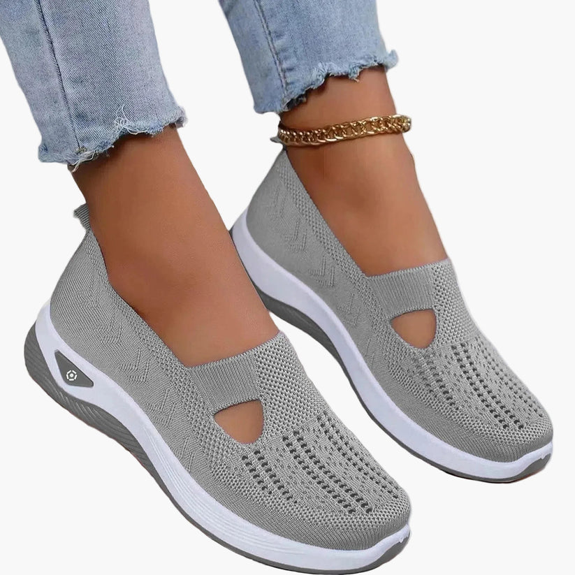 Pauline | Zapatillas de punto con diseño recortado