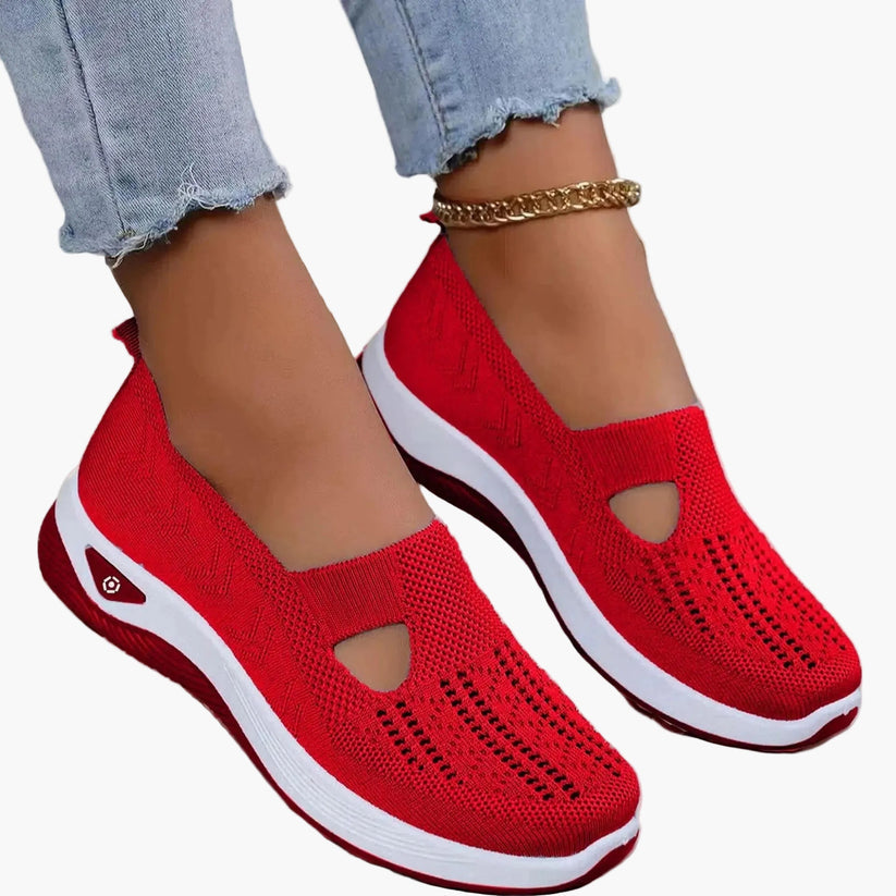 Pauline | Zapatillas de punto con diseño recortado