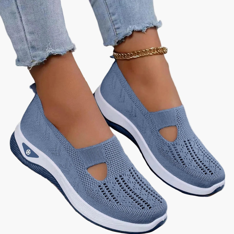 Pauline | Zapatillas de punto con diseño recortado