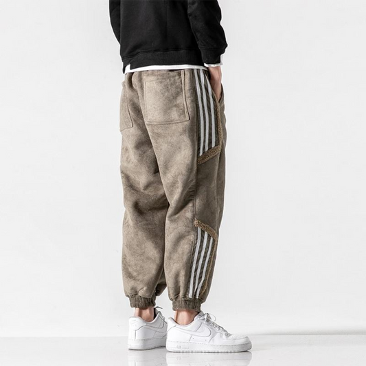 Artur | Joggers con Rayas Contrastantes y Puños Ajustados