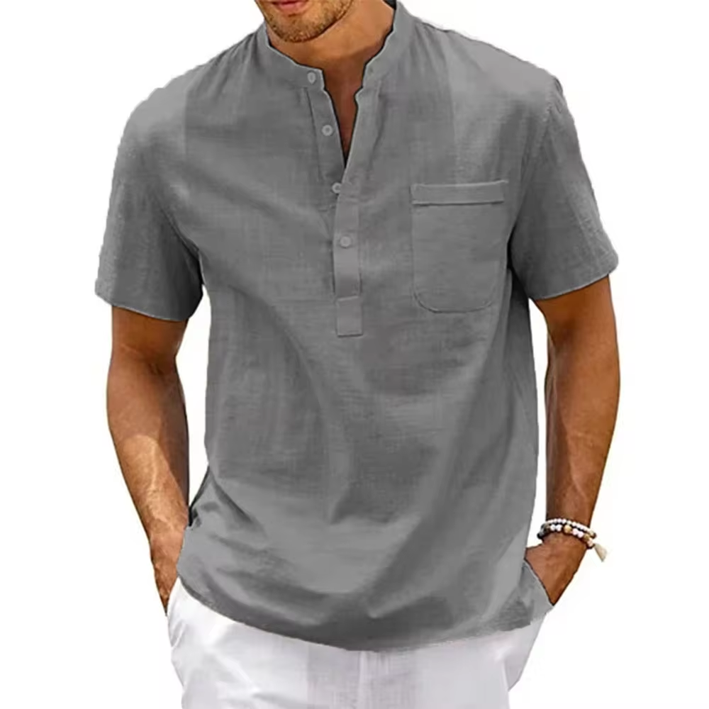 Giovani | Camisa Manga Corta Cuello Abotonado