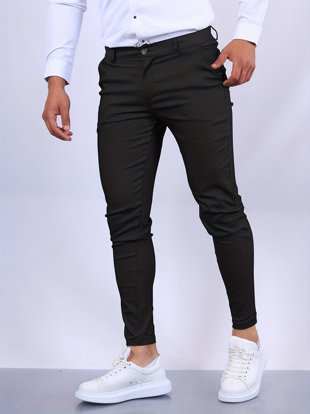 Abram | Pantalones Ajustados con Largo de Tobillo