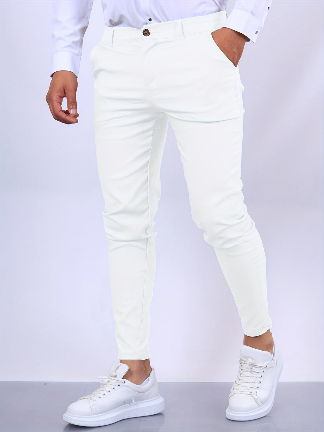 Abram | Pantalones Ajustados con Largo de Tobillo