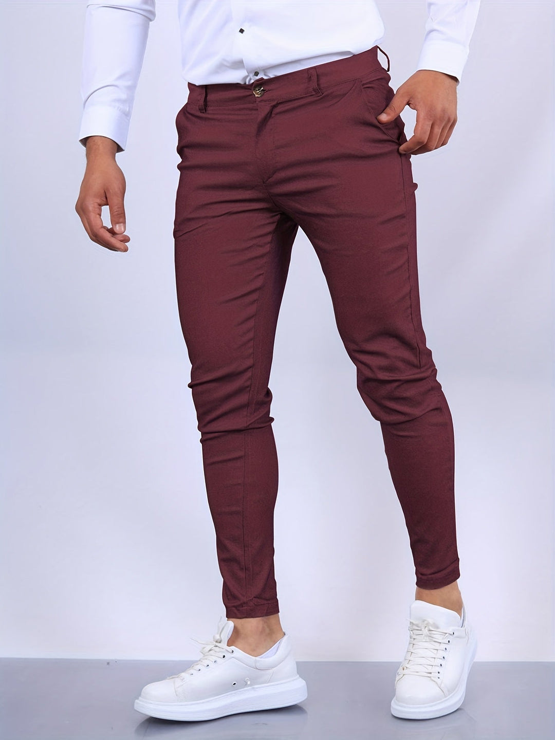 Abram | Pantalones Ajustados con Largo de Tobillo