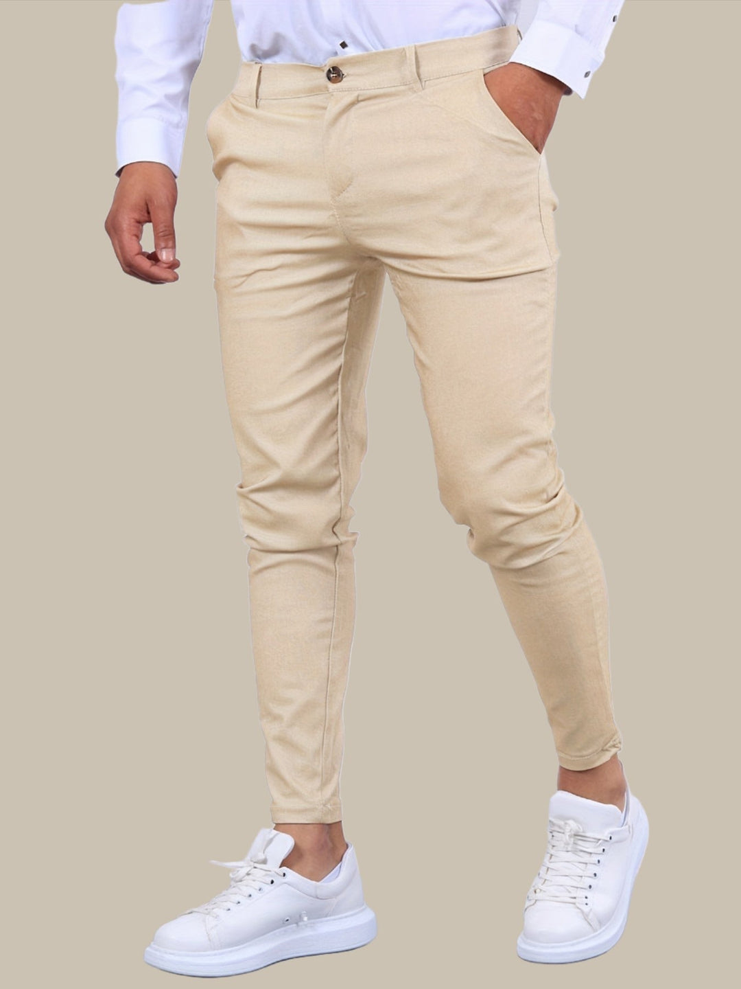 Abram | Pantalones Ajustados con Largo de Tobillo