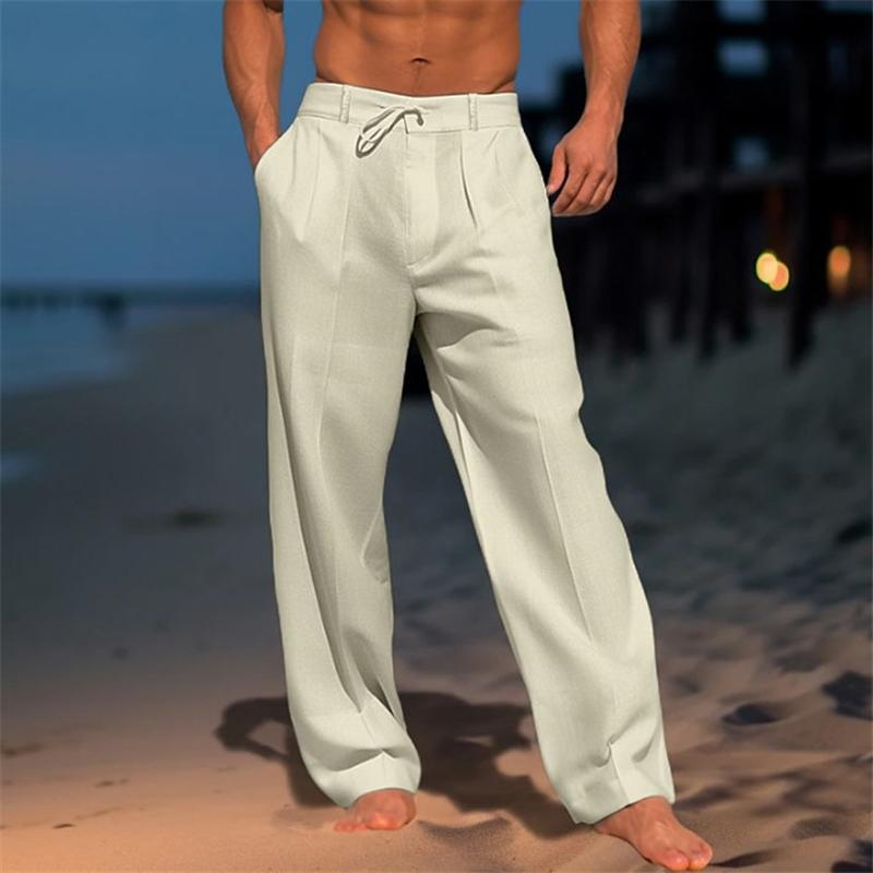 Andrei -  Pantalones de corte Holgado con Cordón Ajustable
