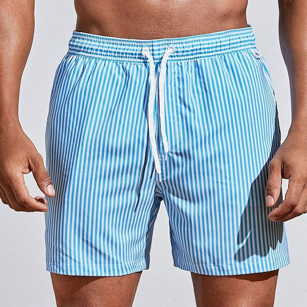 Nazif | Pantalones Cortos De Rayas Con Cordón