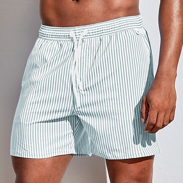 Hubart | Shorts De Verano a Rayas Con Cordón