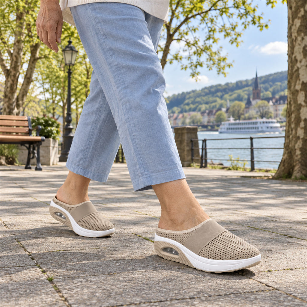 Rosalba | Mules con parte superior de malla