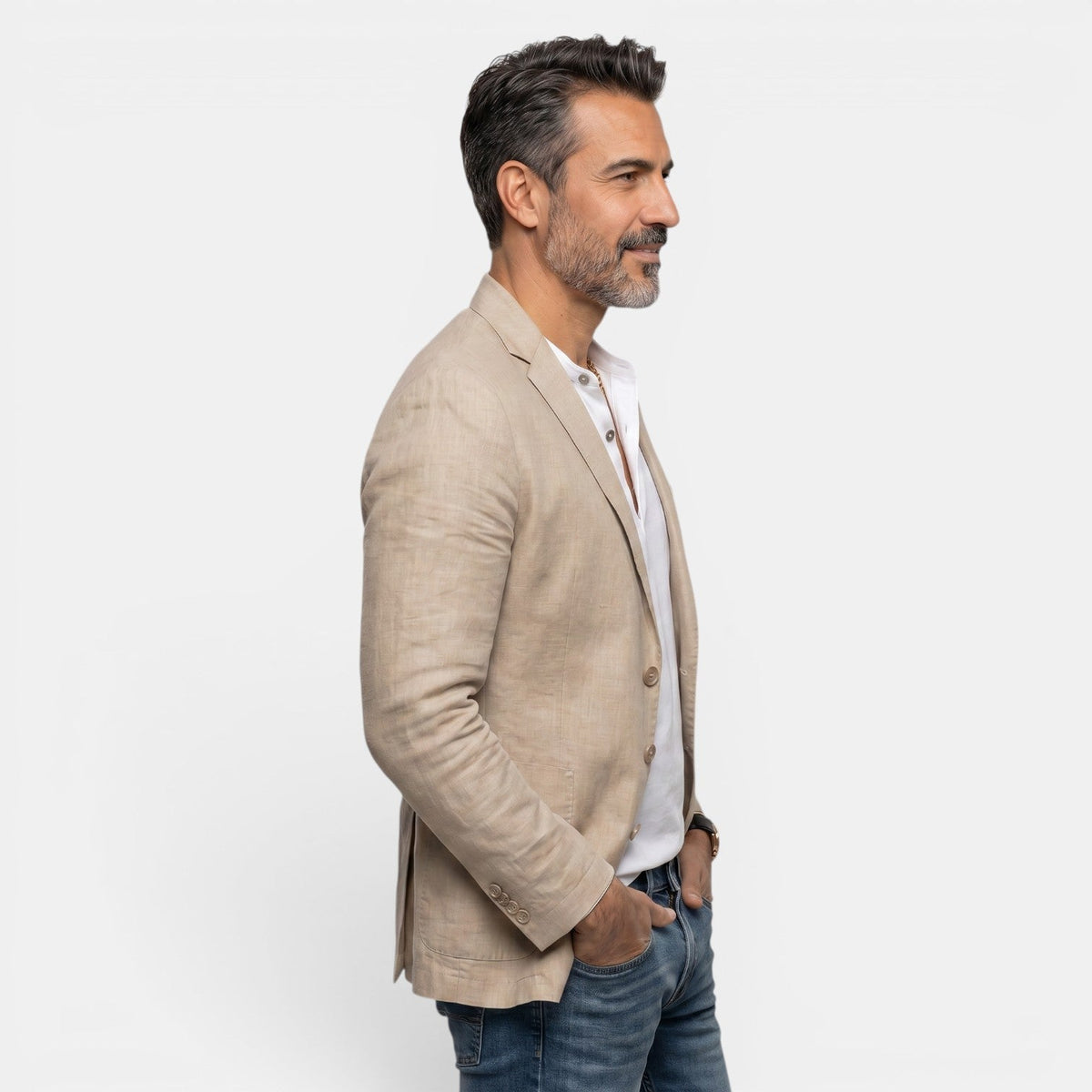 Faulkner | Blazer con solapas y bolsillos