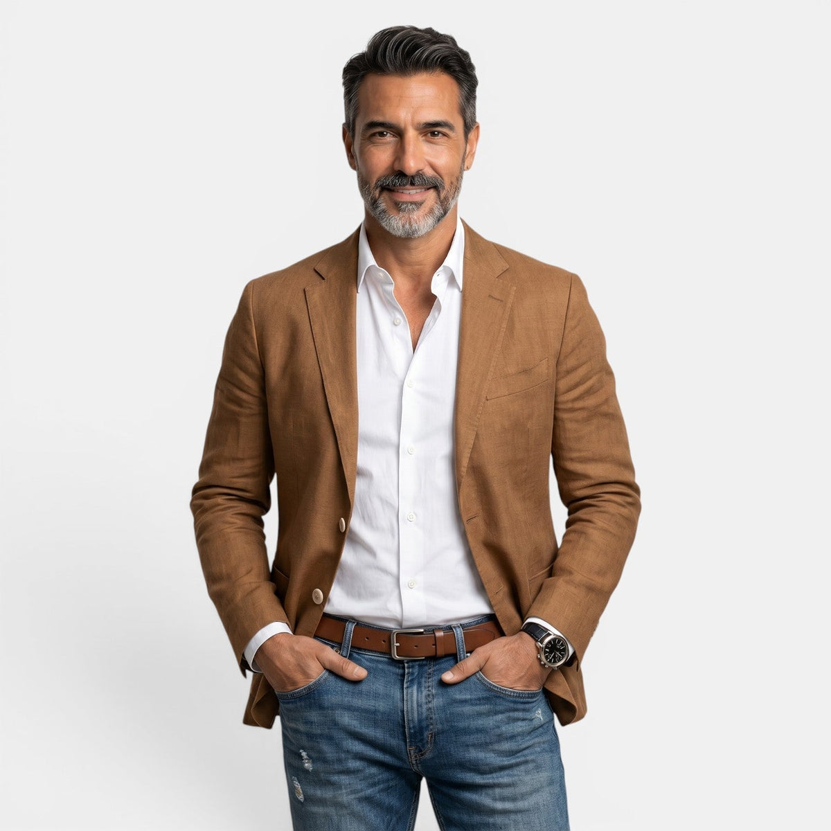 Faulkner | Blazer con solapas y bolsillos
