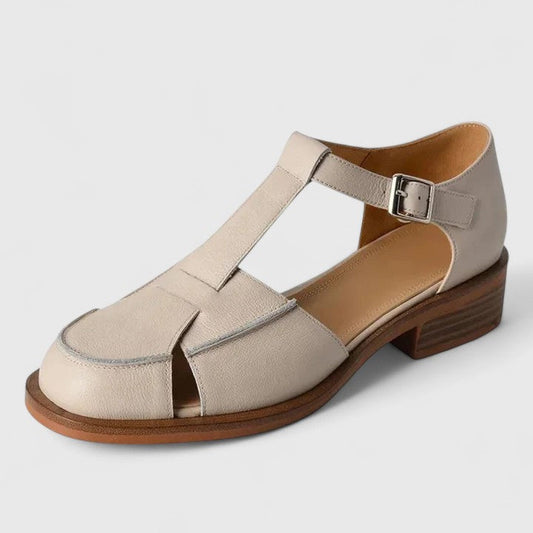 Camelys | Sandalias con Hebilla y Tacón Bajo