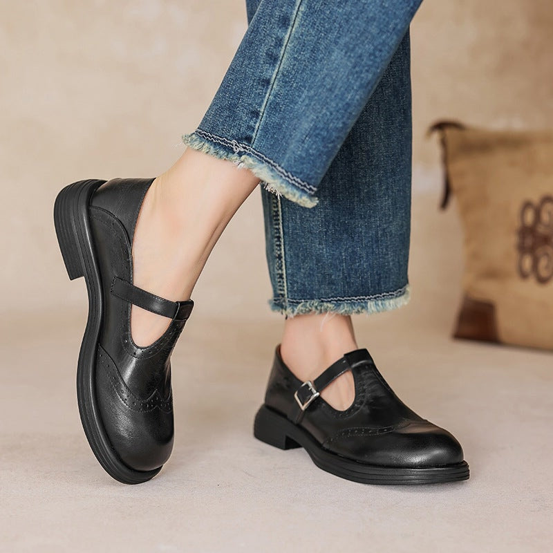 Zayana | Zapatos Oxford Mary Jane Con Hebilla