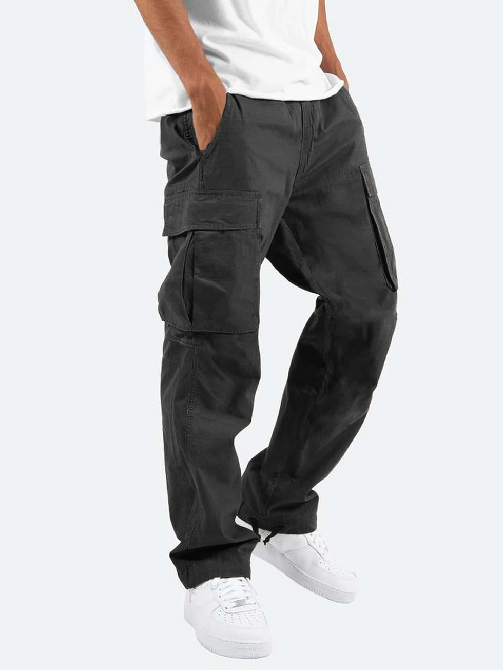 Fabian | Pantalones Cargo De Corte Recto