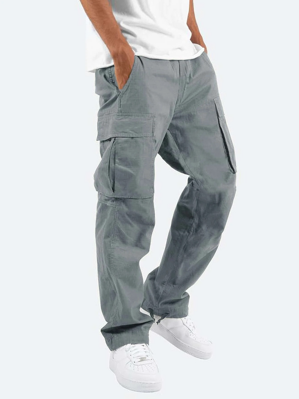 Fabian | Pantalones Cargo De Corte Recto