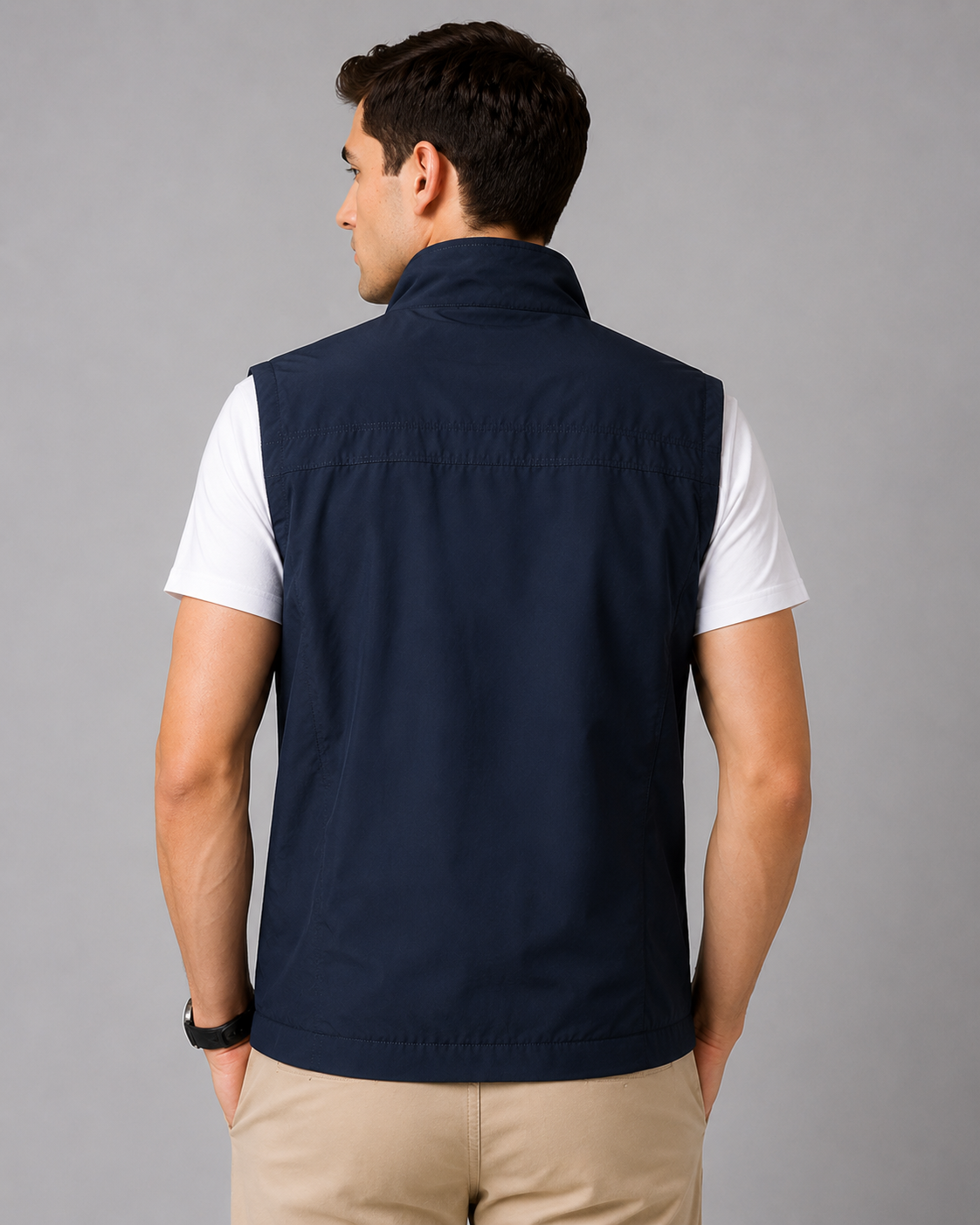 Outdoorweste herren atmungsaktiv | Chaleco exterior ligero y transpirable