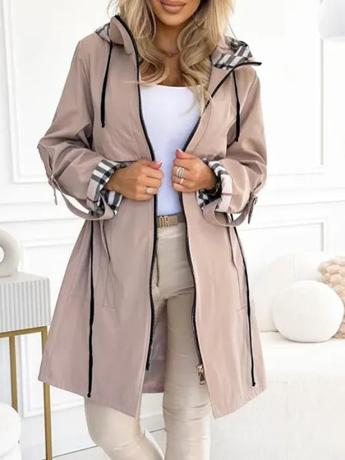 Liaa | Abrigo Trench con Capucha y Cremallera