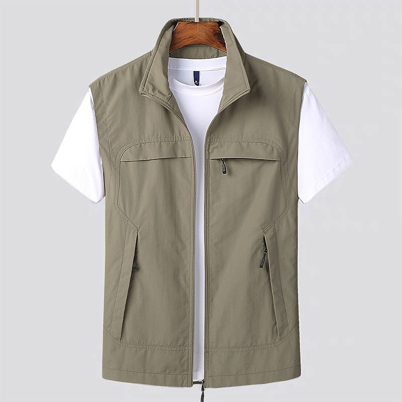 Outdoorweste herren atmungsaktiv | Chaleco exterior ligero y transpirable