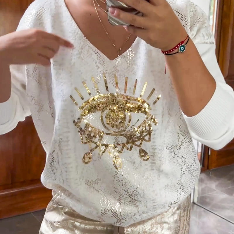 Ashley | Conjunto De Dos Piezas Con Lentejuelas