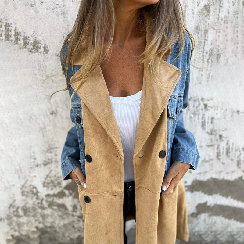 Mascha | Gabardina Midi Cruzada con Solapas