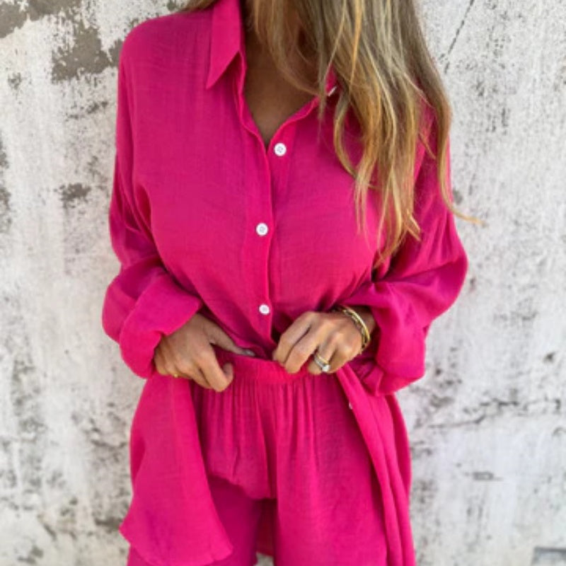 Lorelie | Conjunto Dos Piezas Camisa Y Shorts