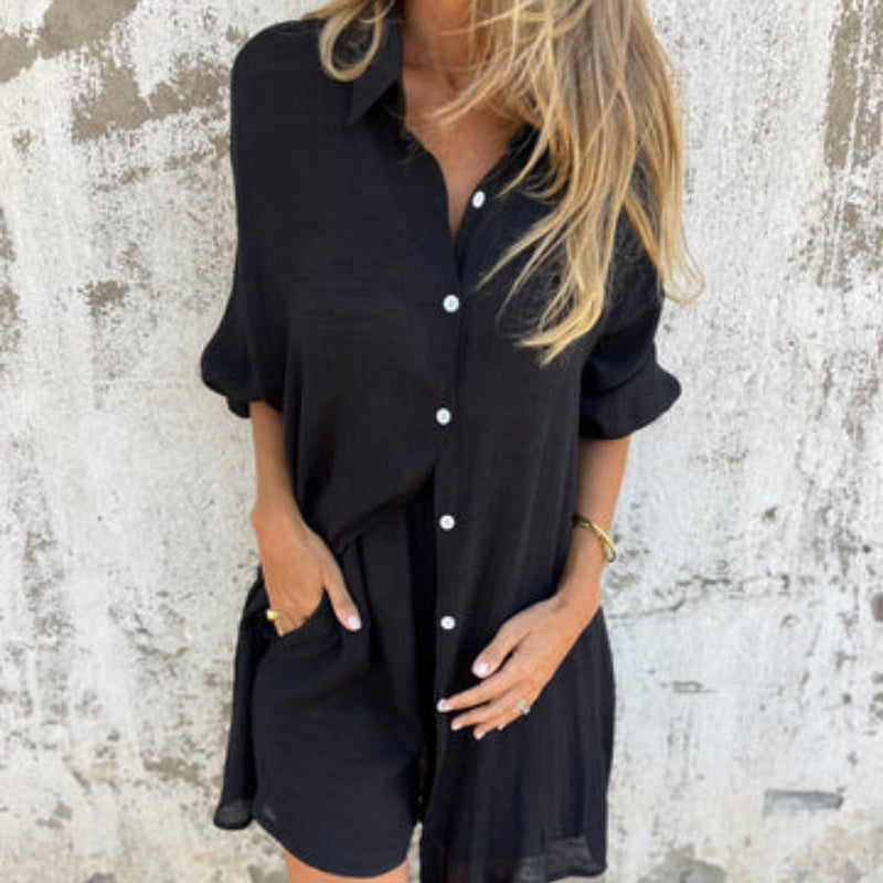 Lorelie | Conjunto Dos Piezas Camisa Y Shorts