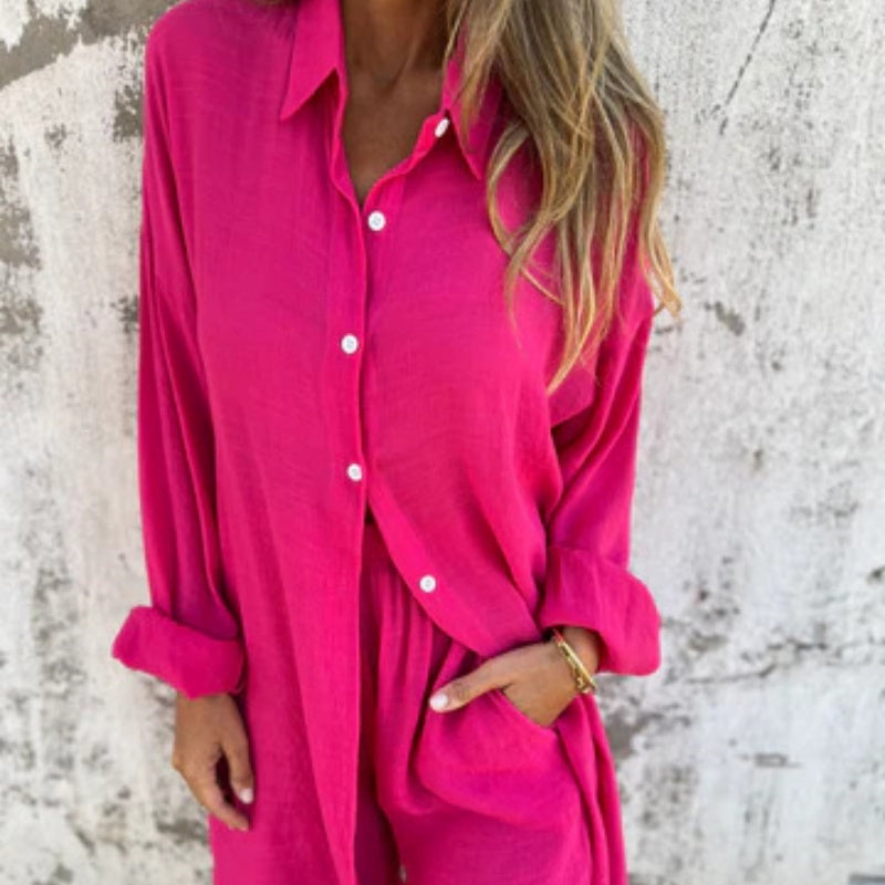 Lorelie | Conjunto Dos Piezas Camisa Y Shorts