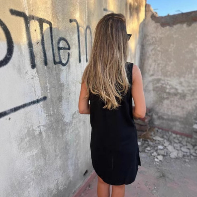 Paula | Vestido Sin Mangas con Escote en V