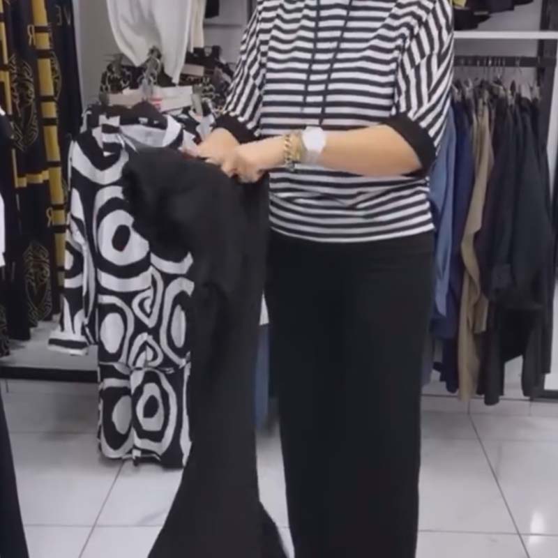 Dwiska | Sudadera con Capucha de Manga corta a Rayas
