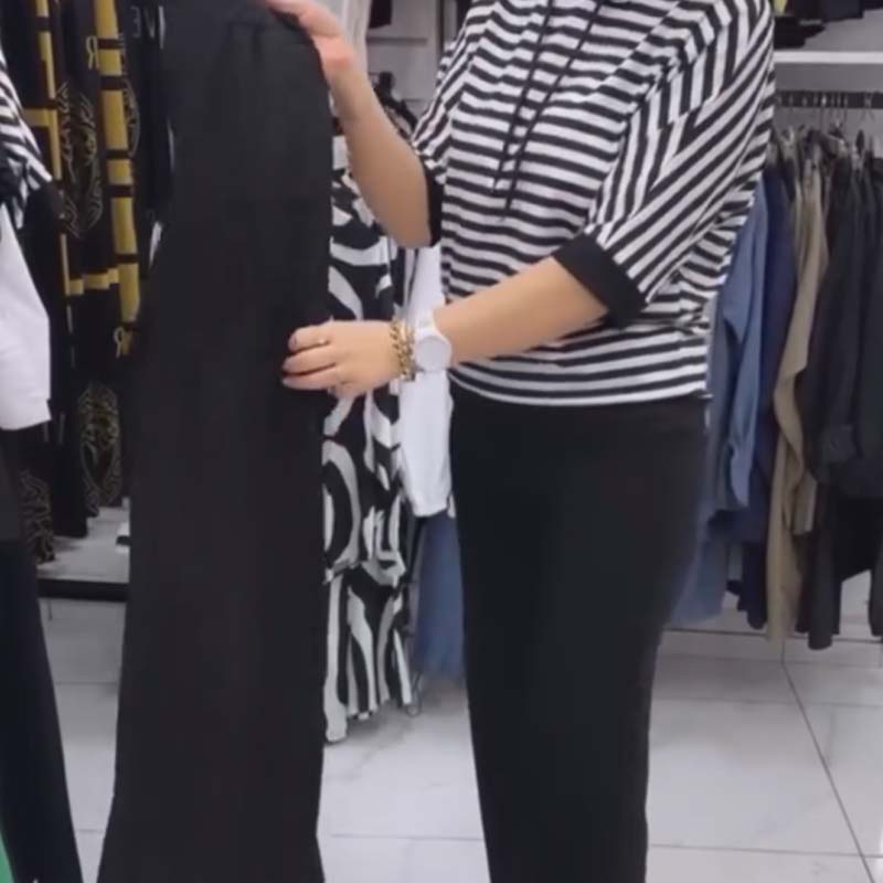 Dwiska | Sudadera con Capucha de Manga corta a Rayas