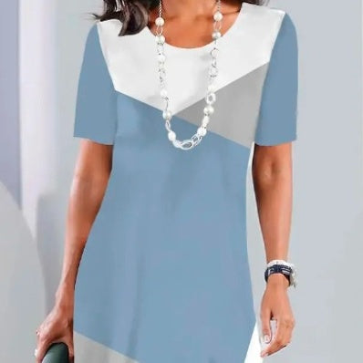 Lourah | Vestido midi de Manga Corta con Estampado de Mariposas