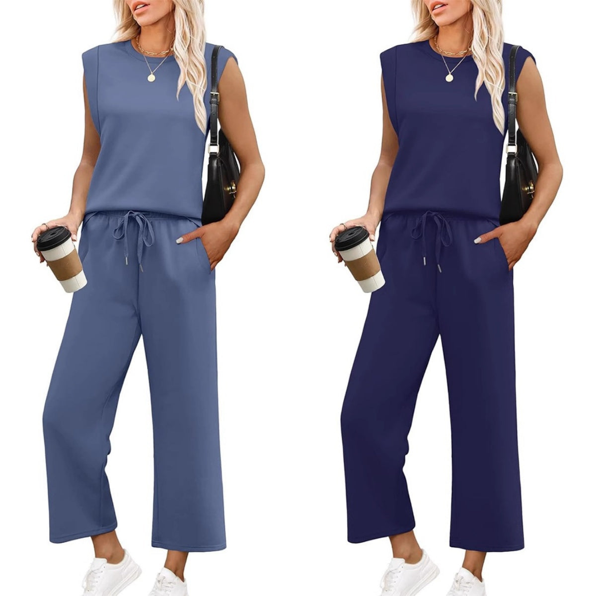 Odeta | Conjunto Dos Piezas Sin Mangas Casual
