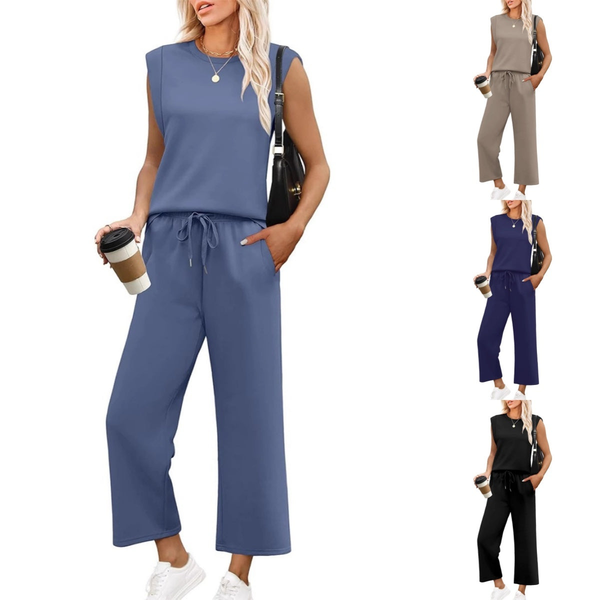 Odeta | Conjunto Dos Piezas Sin Mangas Casual