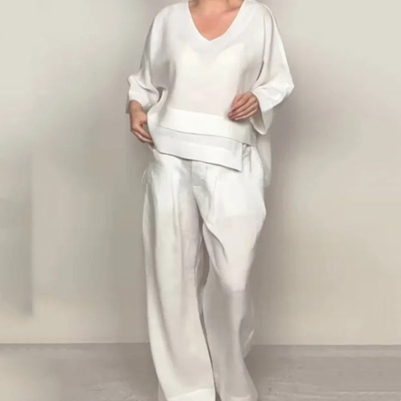 Ginevra | Conjunto Dos Piezas Pantalón Ancho
