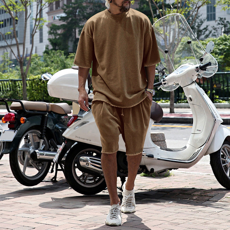 Bestien | Conjunto De Camiseta De Manga Corta Y Pantalones Cortos Para Hombre