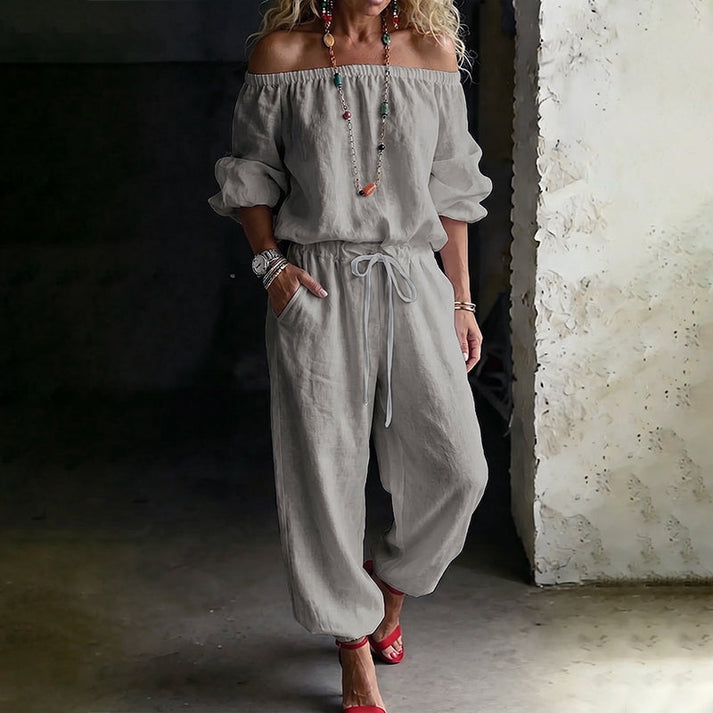 Gunay | Mono Largo Con Escote Bardot