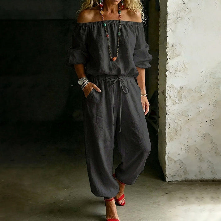 Gunay | Mono Largo Con Escote Bardot