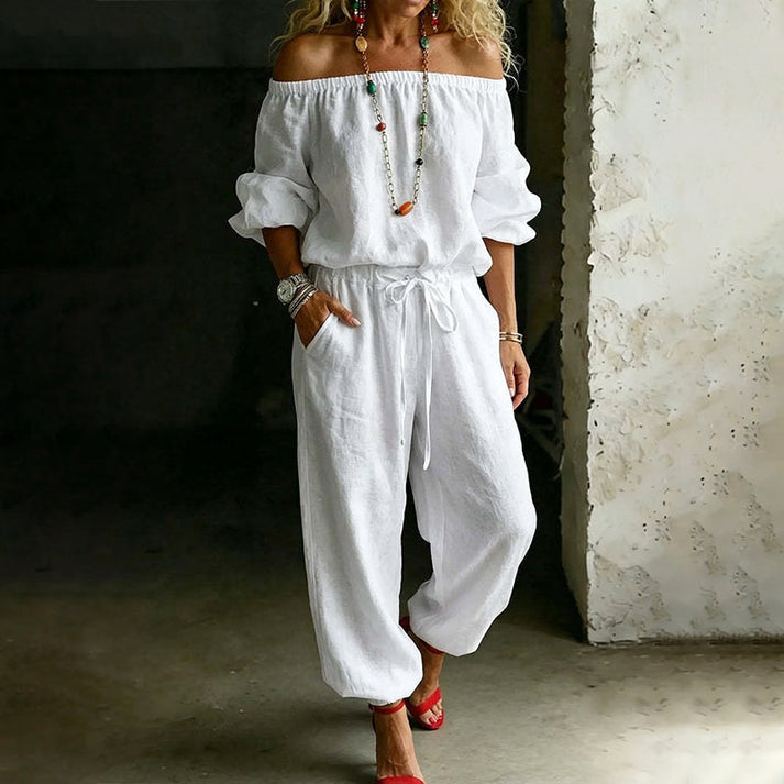Gunay | Mono Largo Con Escote Bardot