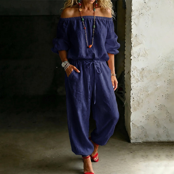 Gunay | Mono Largo Con Escote Bardot