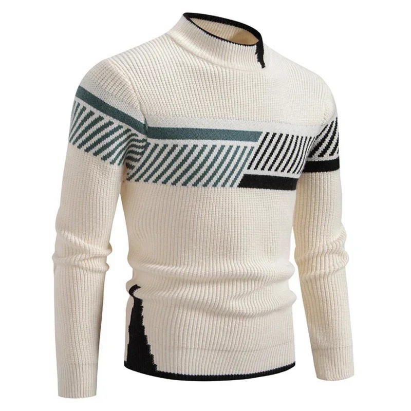 Zohir | Jersey De Manga Larga Con Cuello Alto Acanalado