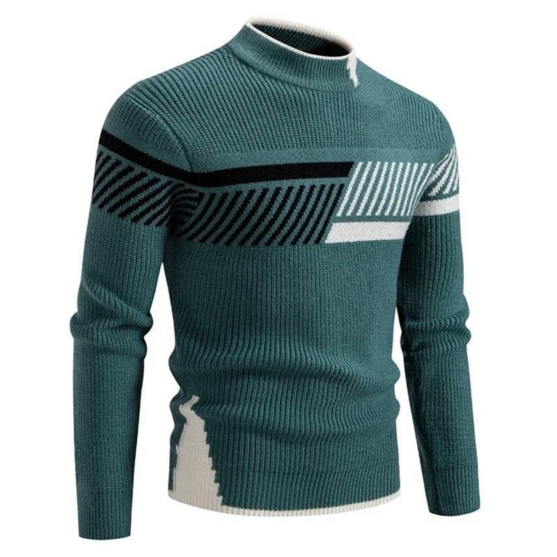 Zohir | Jersey De Manga Larga Con Cuello Alto Acanalado