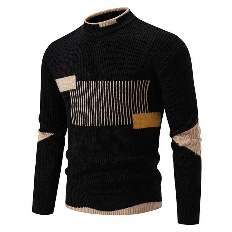 Zohir | Jersey De Manga Larga Con Cuello Alto Acanalado