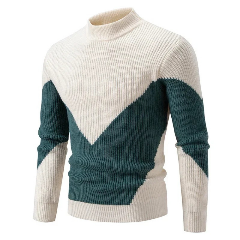 Zohir | Jersey De Manga Larga Con Cuello Alto Acanalado